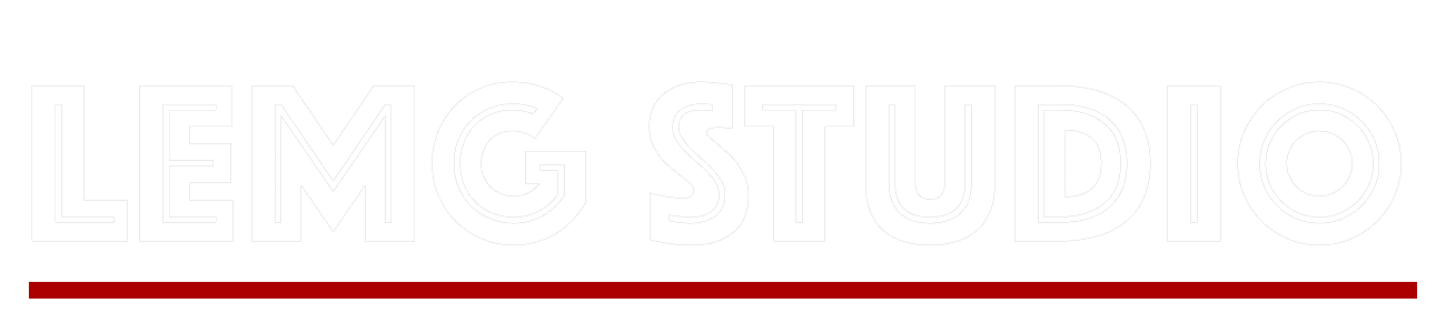 LEMG STUDIO LOGO Small White