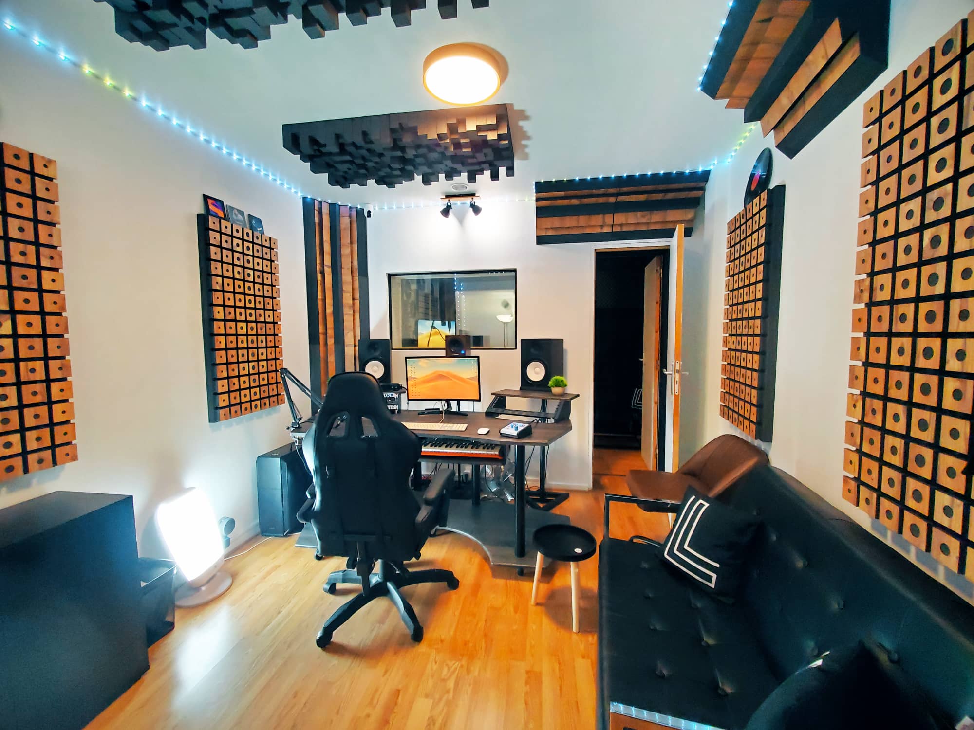Traitement acoustique pour les studios d'enregistrement à domicile