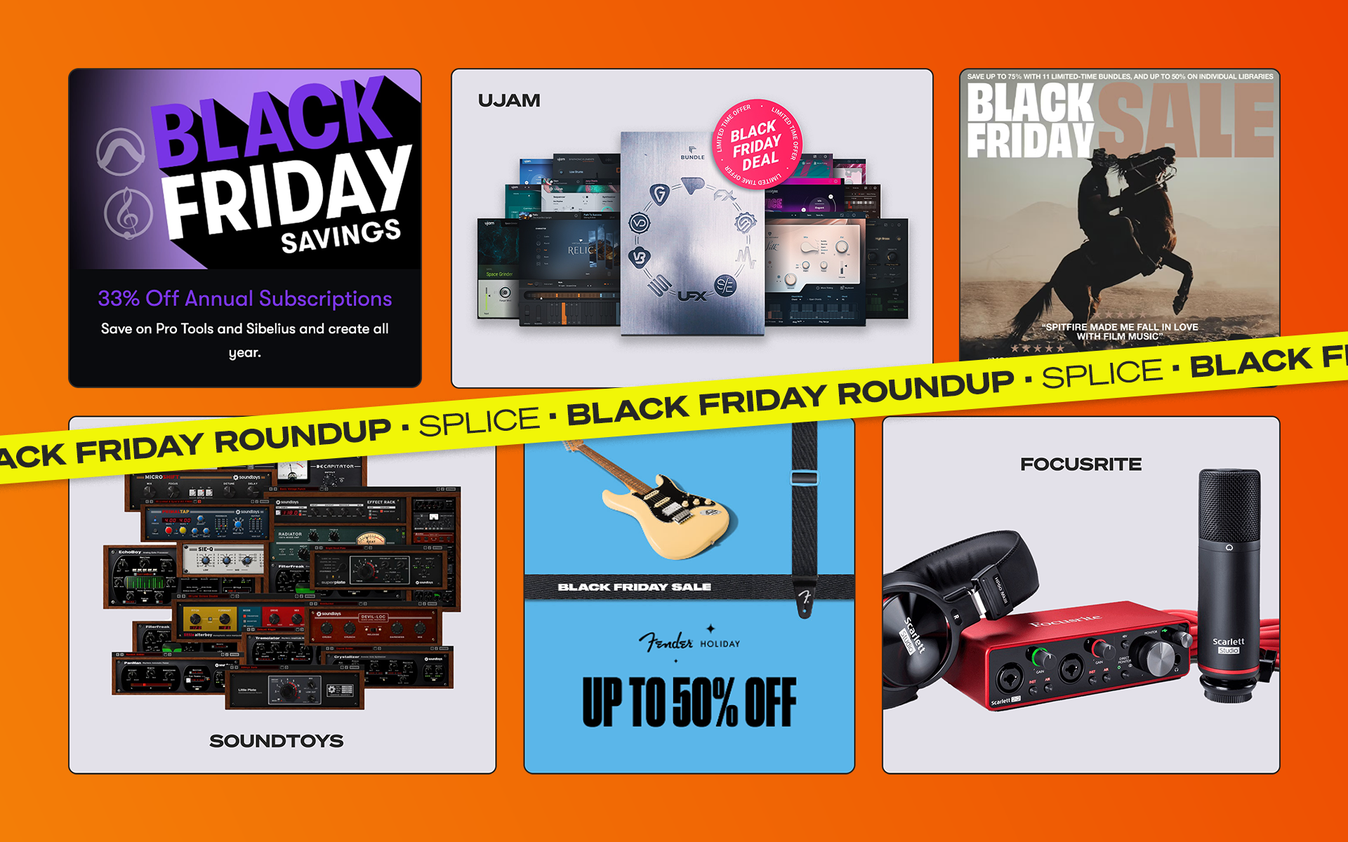 Black - Les 15 meilleures offres du Black Friday pour la production musicale en 2024