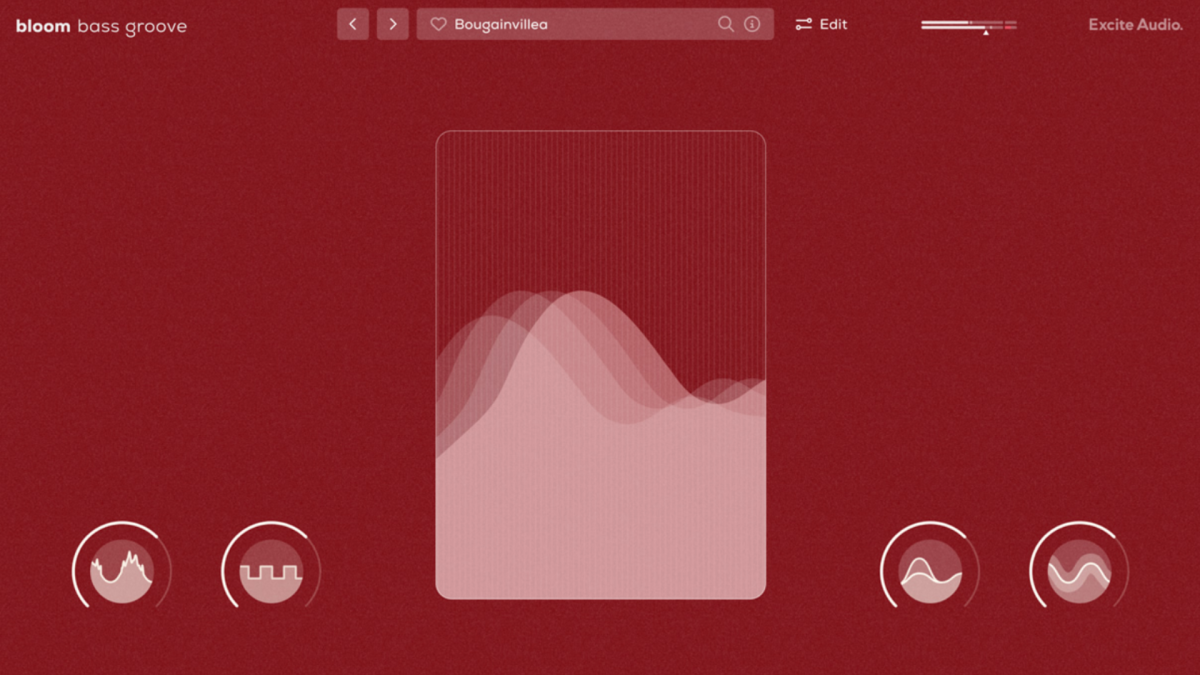 Groove - Découvrez le Groove de Basse Bloom d'Excite Audio