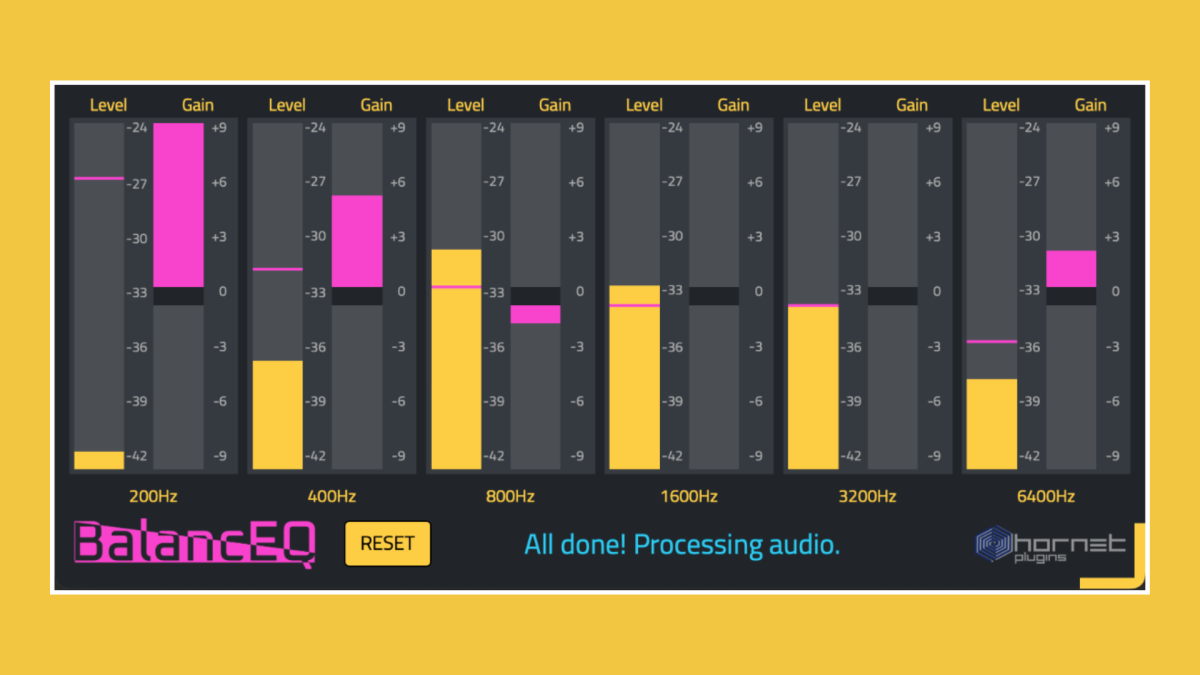 Balanceq - Hornet Plugins dévoile la nouvelle Balanceq - Un outil essentiel pour les producteurs de musique