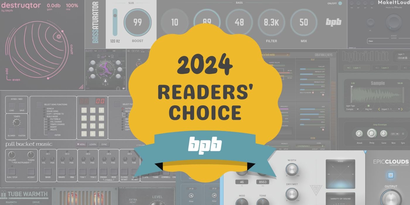 Logiciels - Prix Bpb Choix des Lecteurs 2024 – Les 30 Meilleurs Logiciels de Production Musicale Gratuits de l'Année!