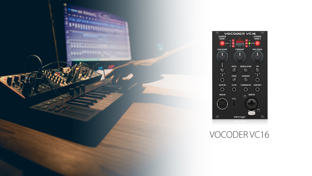 Vocoder - Behringer Lance le Vocoder V16