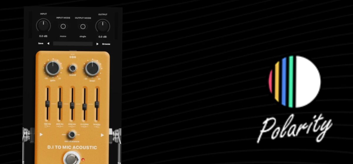 Microphone - Polarity Audio Présente le Microphone Di To Mic Acoustique