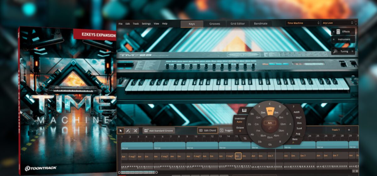 Time - Toontrack présente Time Machine Ekx pour EZkeys 2