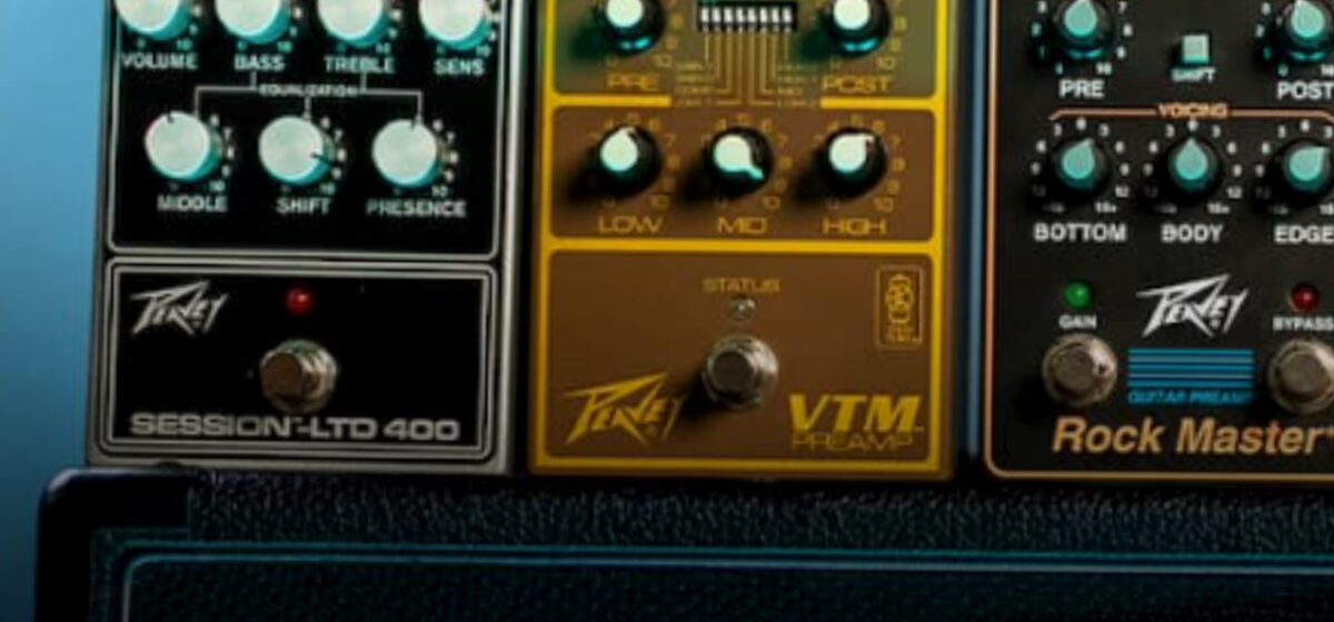 Pédales - Peavey Présente Enfin Ses Pédales De Préamplis : Vtm, Session-LTD 400 Et Rock Master