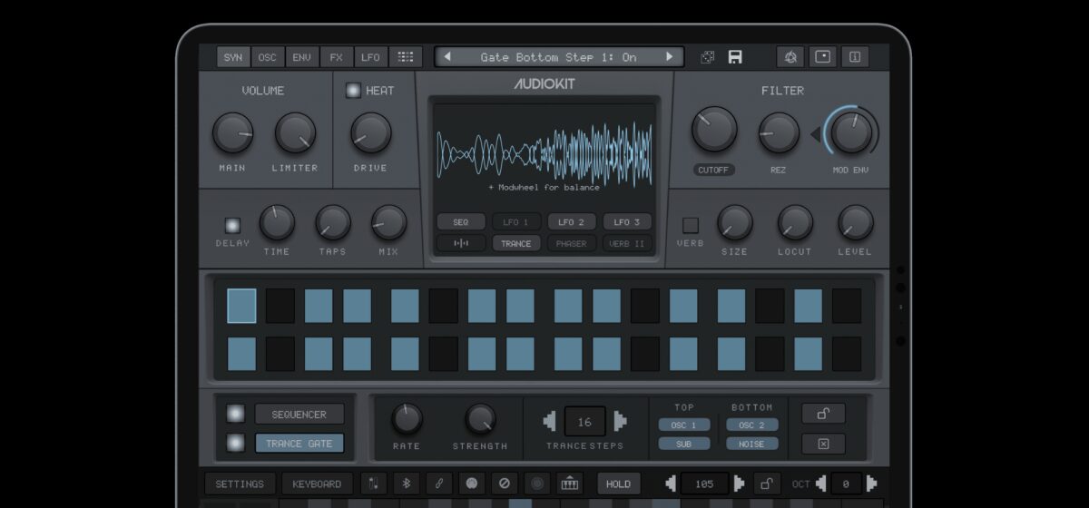synthétiseur - Audiokit Pro lance le synthétiseur viral T2x