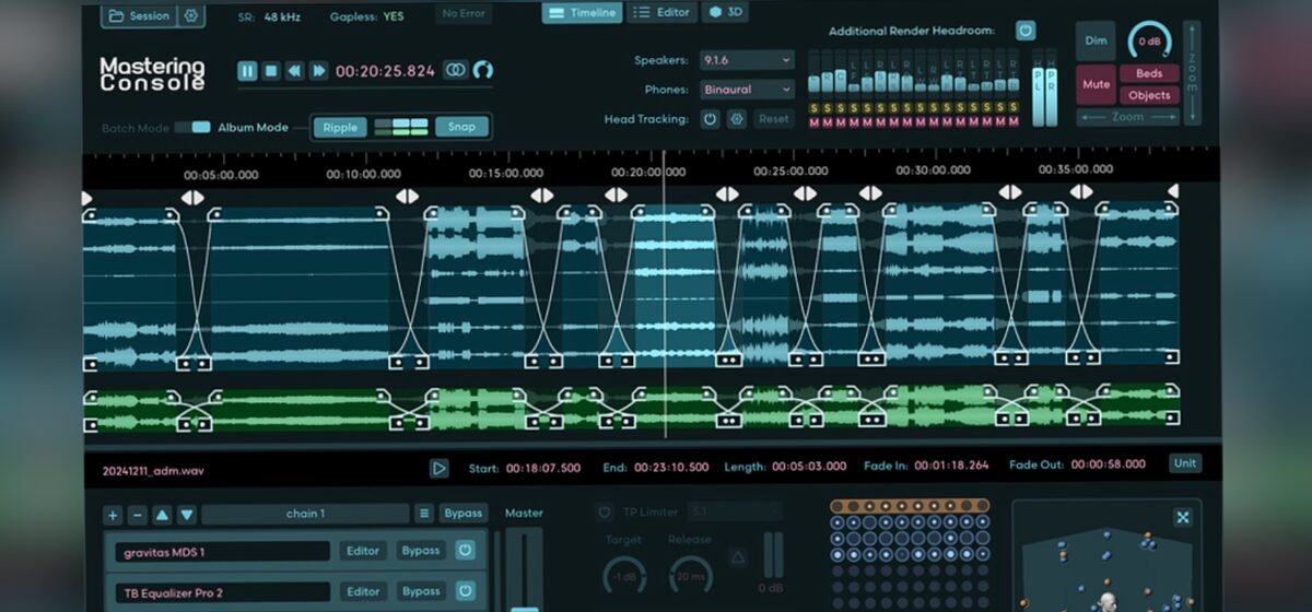 Console - Fiedler Audio lance la Console de Mastering 2.0