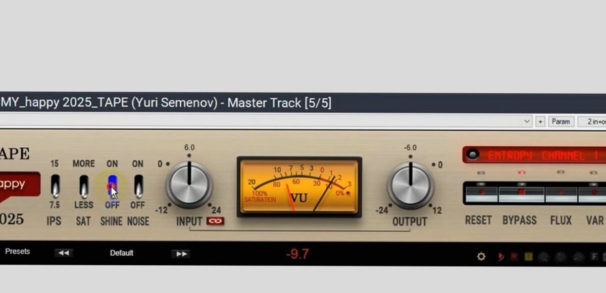 tape - Yuri Semyonov lance My Happy Tape, une émulation gratuite de magnétophone vintage