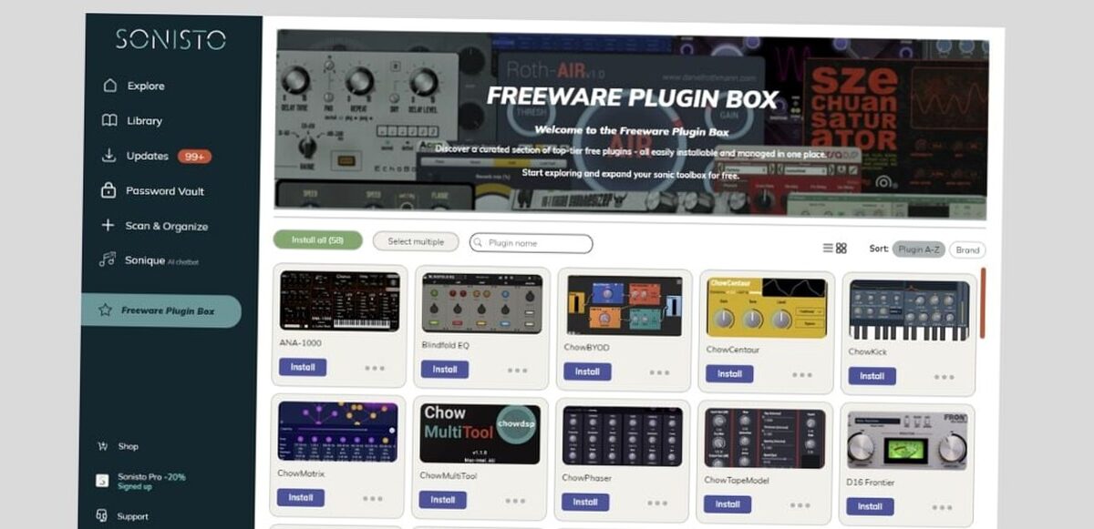 outils - Sonisto lance des outils de scan et d'organisation gratuits avec la mise à jour de son Access Manager