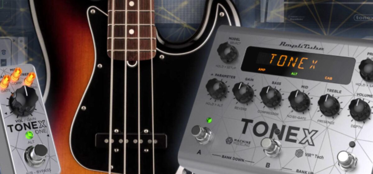 Tonex - Des versions spéciales basses des Tonex et Tonex One disponibles chez IK Multimedia