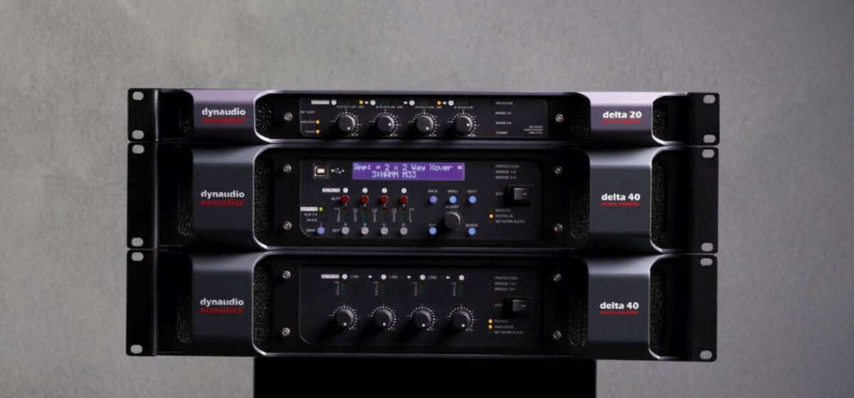 Amplificateurs - Dynaudio Acoustics Présente Les Amplificateurs De Studio Delta 20, 40 Et 80