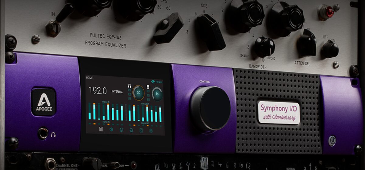 Symphony - Apogee Electronics dévoile la Symphony I/O Mk II Édition Anniversaire