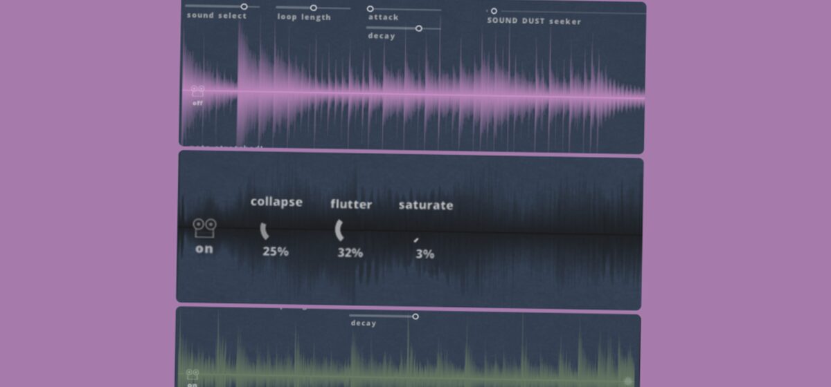 sampleur - Sound Dust présente Seeker, un sampleur expérimental avec tête de lecture dynamique