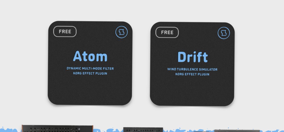 plug-ins - Deux nouveaux plug-ins gratuits pour Korg : Atom et Drift V2