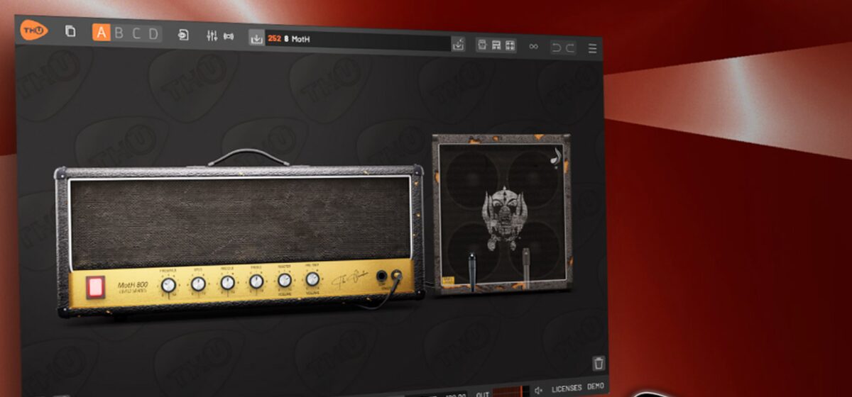 Phil - Overloud Recrée La Tête D'Ampli De Phil Campbell Avec Le Plug-in TH-U Made In Rock Moth