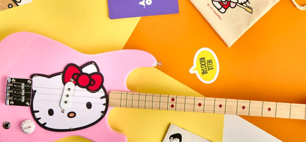 Guitars - Loog Guitars dévoile deux modèles Hello Kitty
