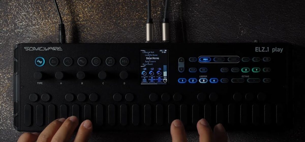 Elz_1 - Sonicware et Waldorf s'associent pour le nouvel Elz_1 Play V2