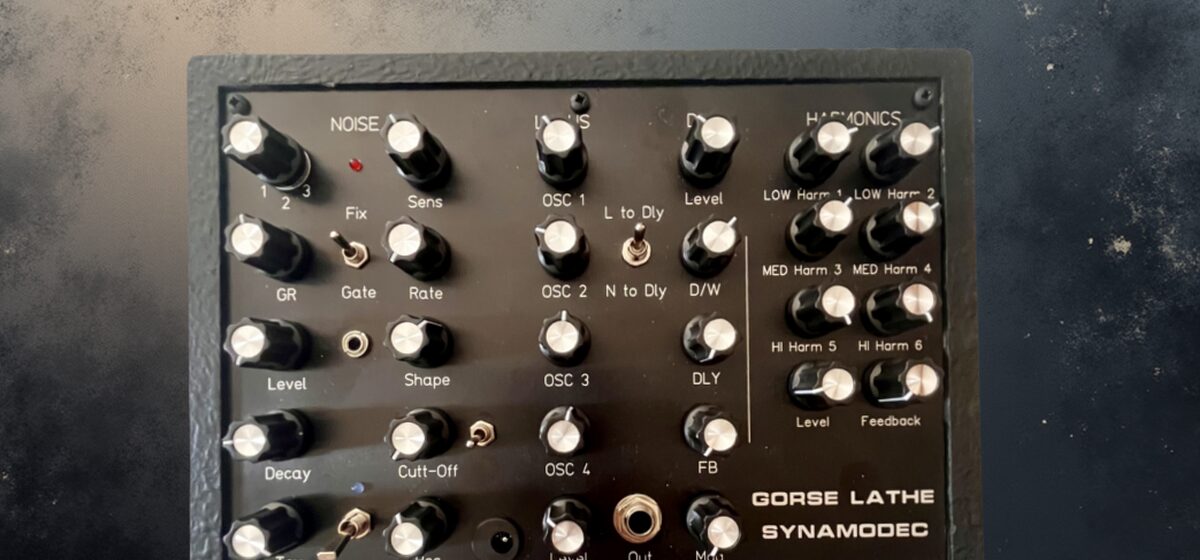 Synthétiseur - Synamodec Présente Son Synthétiseur Artisanal Gorse Lathe