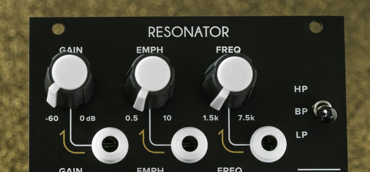 Module - Tiptop Audio Présente Resonator, Un Module Analogique Inspiré Du Polymoog