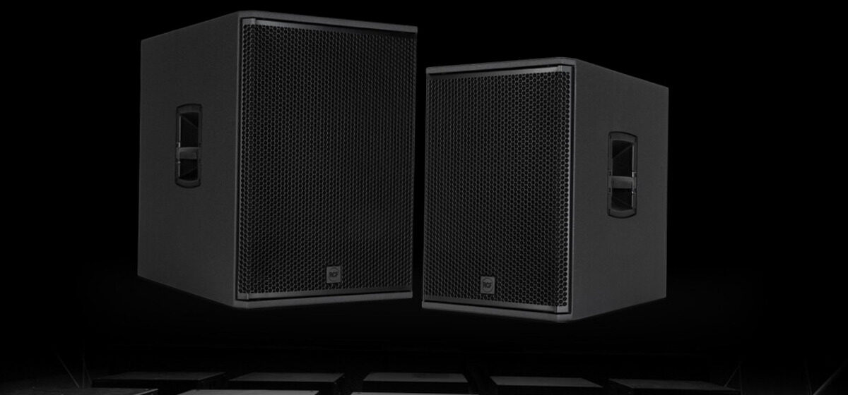 caissons - Rcf Audio dévoile 2 nouveaux caissons de basse