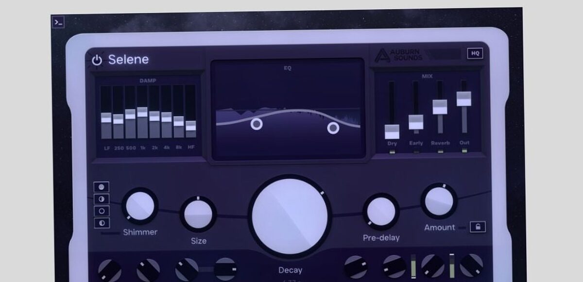 plugin - Auburn Sounds lance Selene, un plugin de réverbération algorithmique polyvalent et gratuit