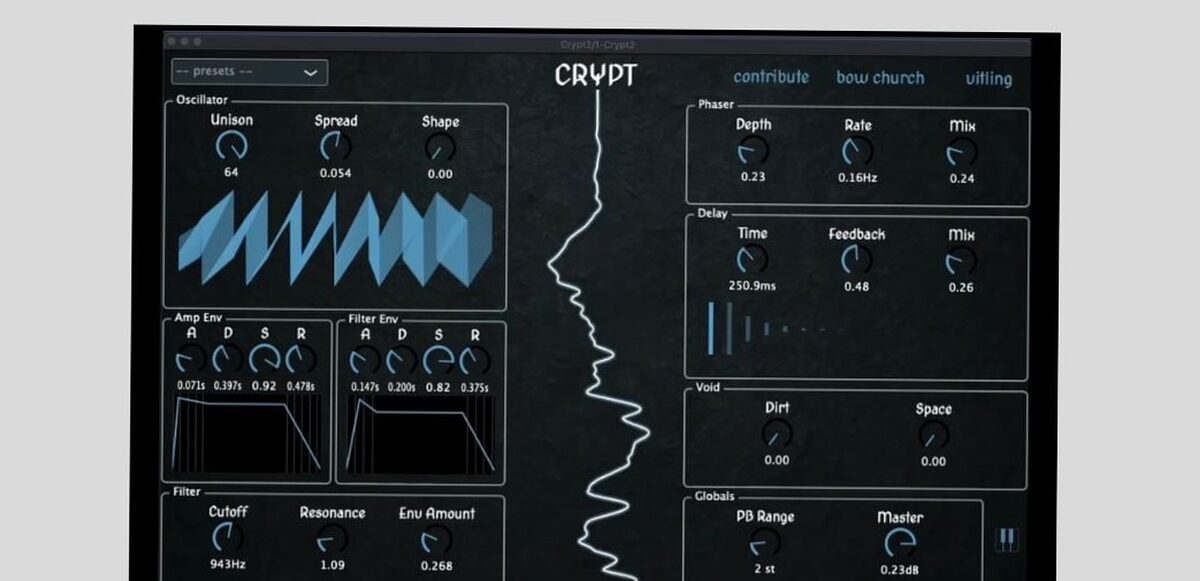 synthétiseur - Vitling lance Crypt, un synthétiseur hyper-unisson gratuit pour macOS et Windows