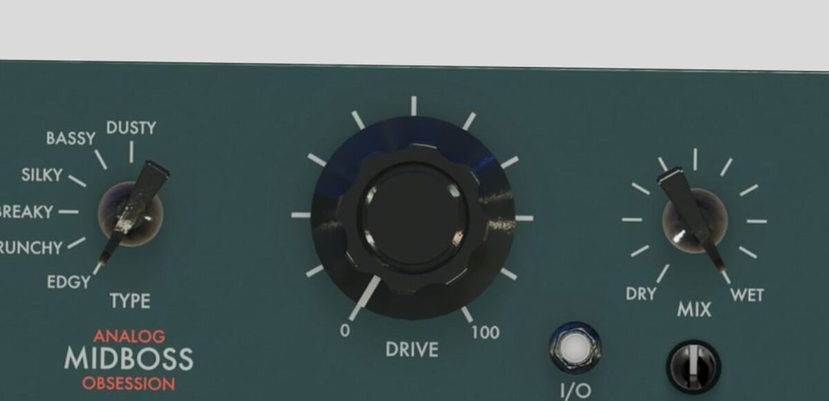 saturateur - Analog Obsession lance Midboss, un saturateur de moyenne fréquence gratuit pour macOS et Windows