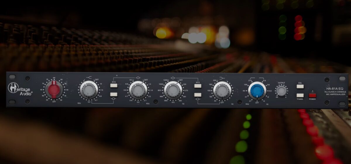 Plug-in - Heritage Audio Présente Son Ha-81a En Plug-in