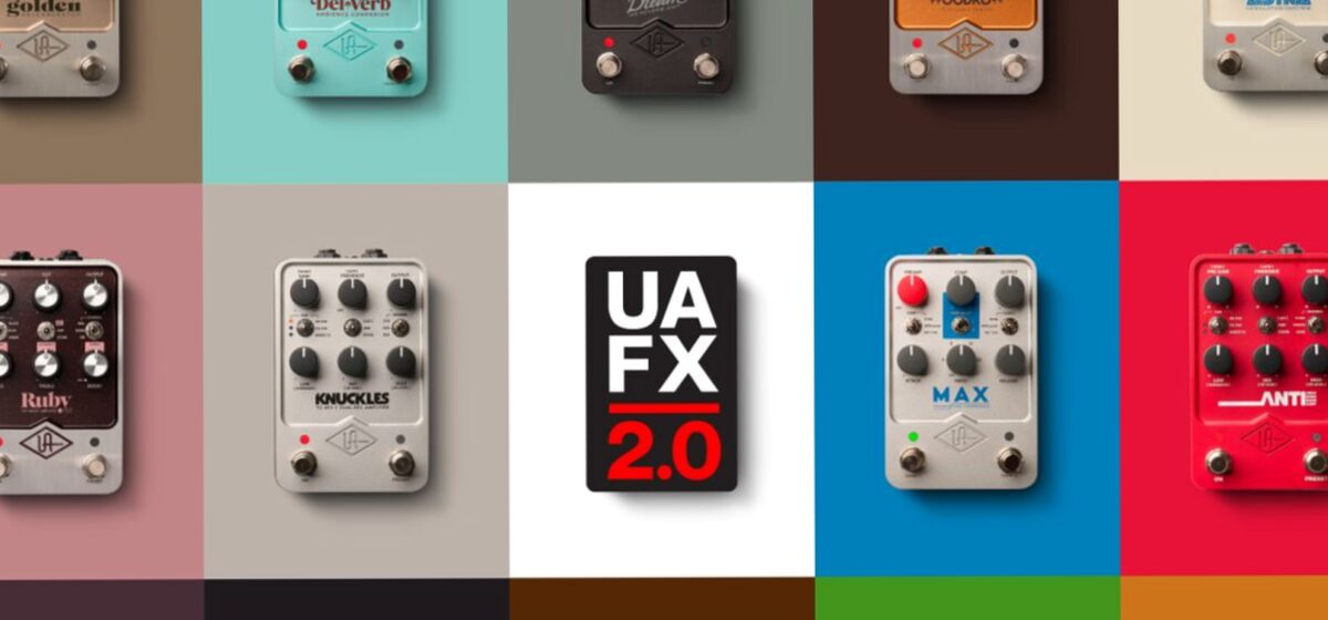 firmware - Le firmware des pédales UAFX d'Universal Audio passe à la version 2.0