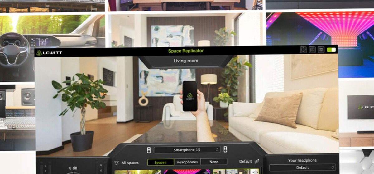 Casques - Lewitt Met à Jour Space Replicator : Nouveaux Espaces Virtuels et Plus de 100 Casques Intégrés