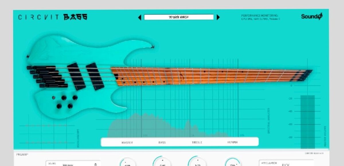 Bass - Circvit Bass : un instrument virtuel gratuit à basse étendue