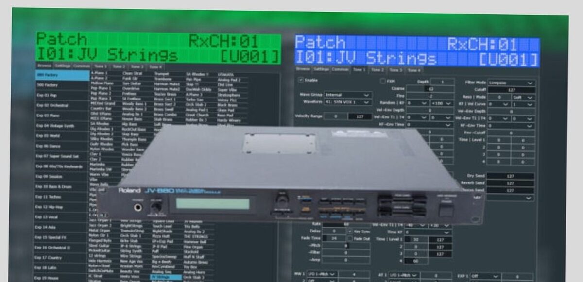 Émulation - Giuloz Lance Virtualjv, Une Émulation Gratuite Du Roland Jv-880 Pour macOS Et Windows