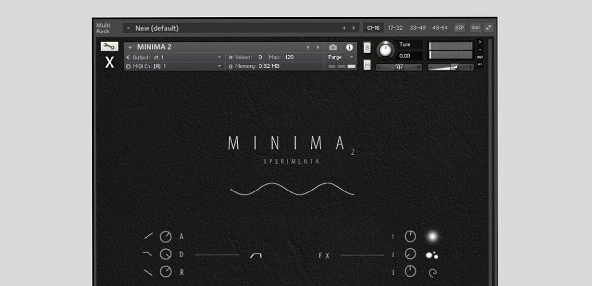 bibliothèque - Xperimenta propose Minima 2, une bibliothèque multi-instruments gratuite pour Kontakt