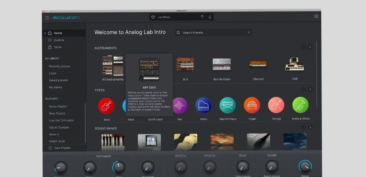 Arturia - Sweetwater Propose Arturia Analog Lab Intro Gratuitement, Nécessite une Adresse aux États-Unis