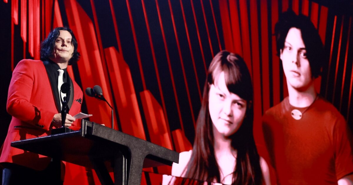 White - Meg White n’a pas assisté à l’intronisation des White Stripes au Hall of Fame, mais elle a édité le discours de Jack
