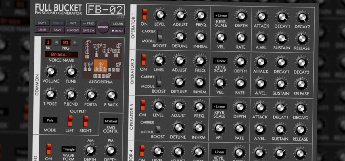 Rénove - Full Bucket Rénove Le Son Du Yamaha FB-01 En Plugin