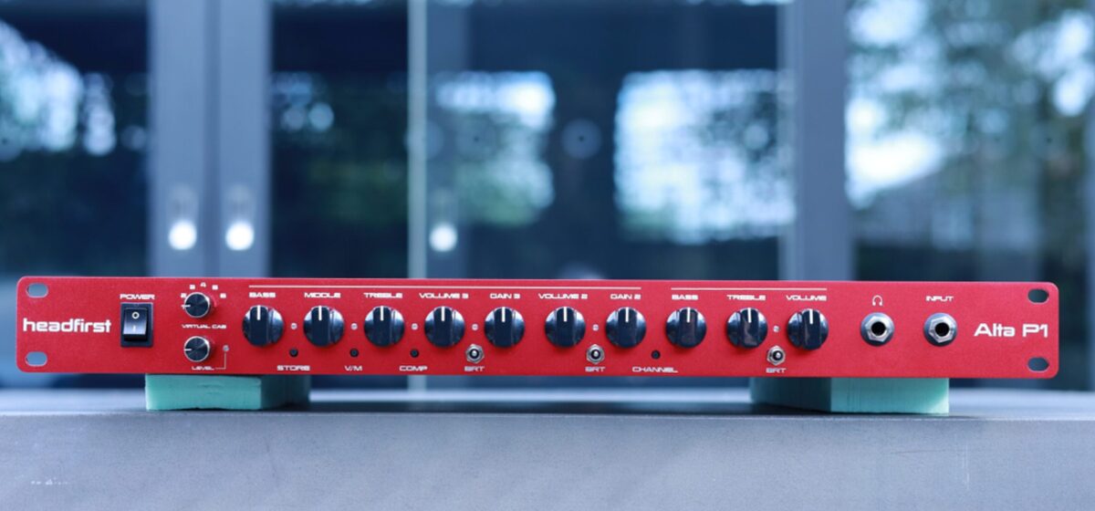 marque - La marque australienne Headfirst présente l'alta P1 - préampli à tube 1ru