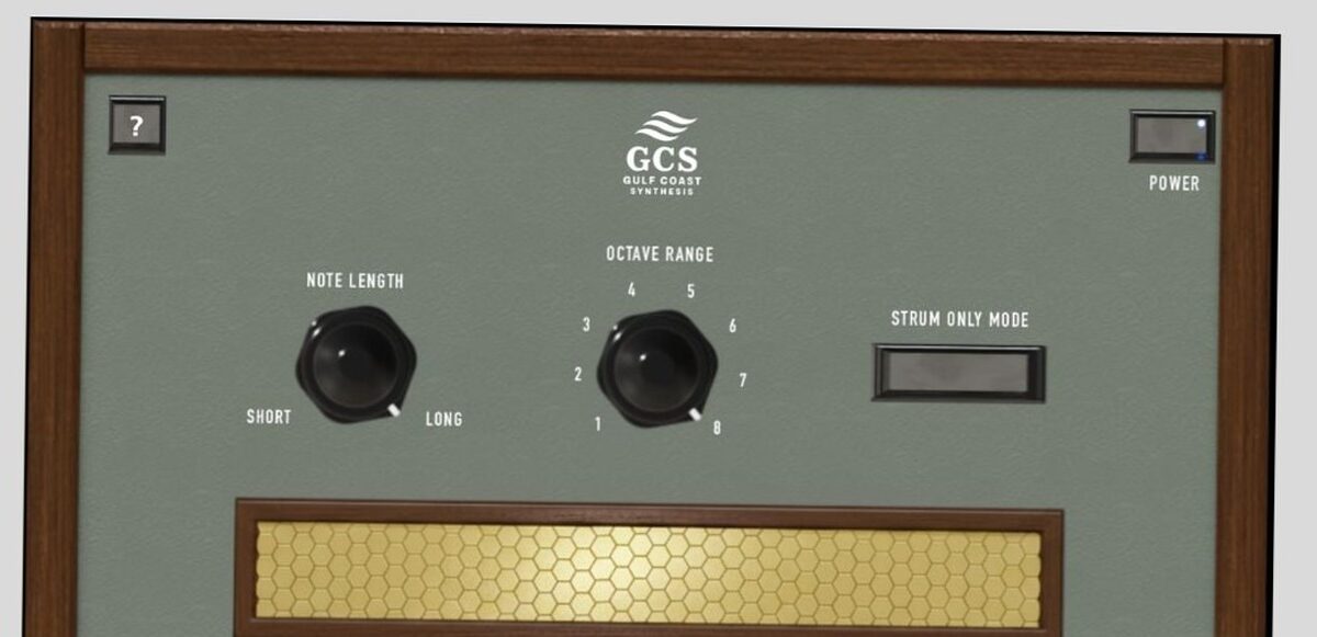 plugin - Gulf Coast Synthesis lance Strum Plate, un plugin gratuit inspiré de l'Omnichord