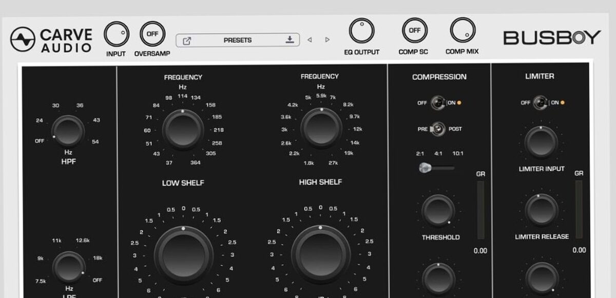 mixage - Carve Audio Propose un nouveau canal de mixage Busboy gratuit jusqu'au 2 mars