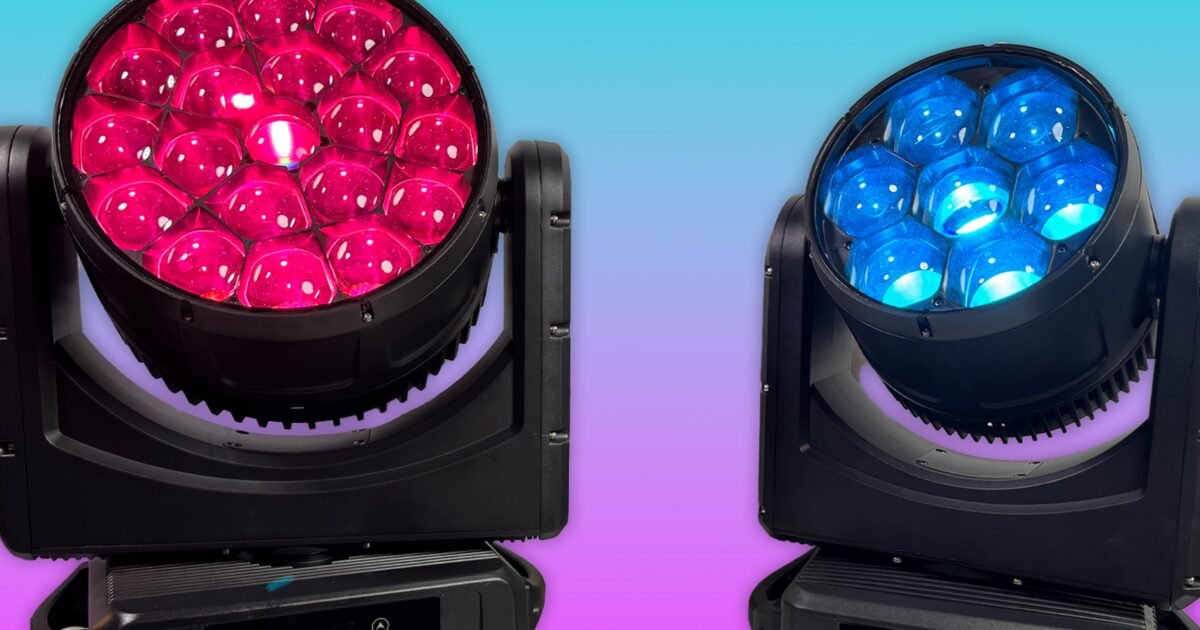 Varytec - Essai des projecteurs asservis Varytec Hero Wash 760 IP et 1940 IP