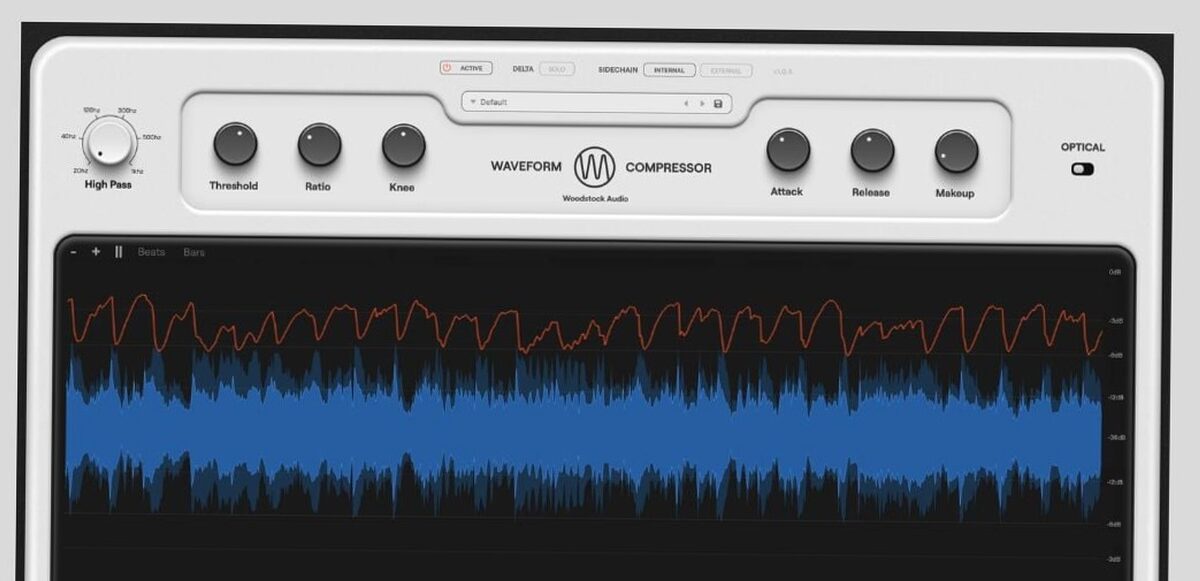 plugin - Woodstock Audio LANCE un plugin de compresseur de waveform gratuit pour Windows et macOS